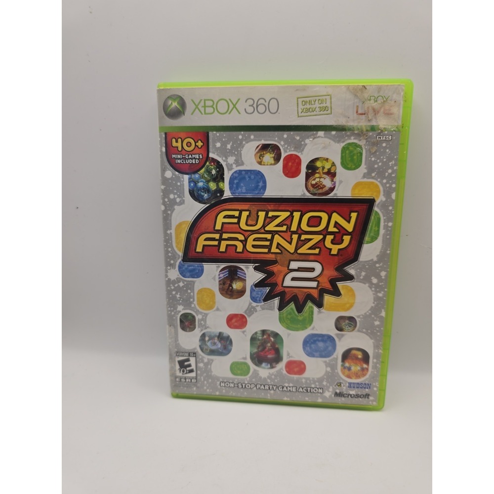 Microsoft Fuzion Frenzy 2 (Xbox 360) w/ Case & Manual - Tested & Works